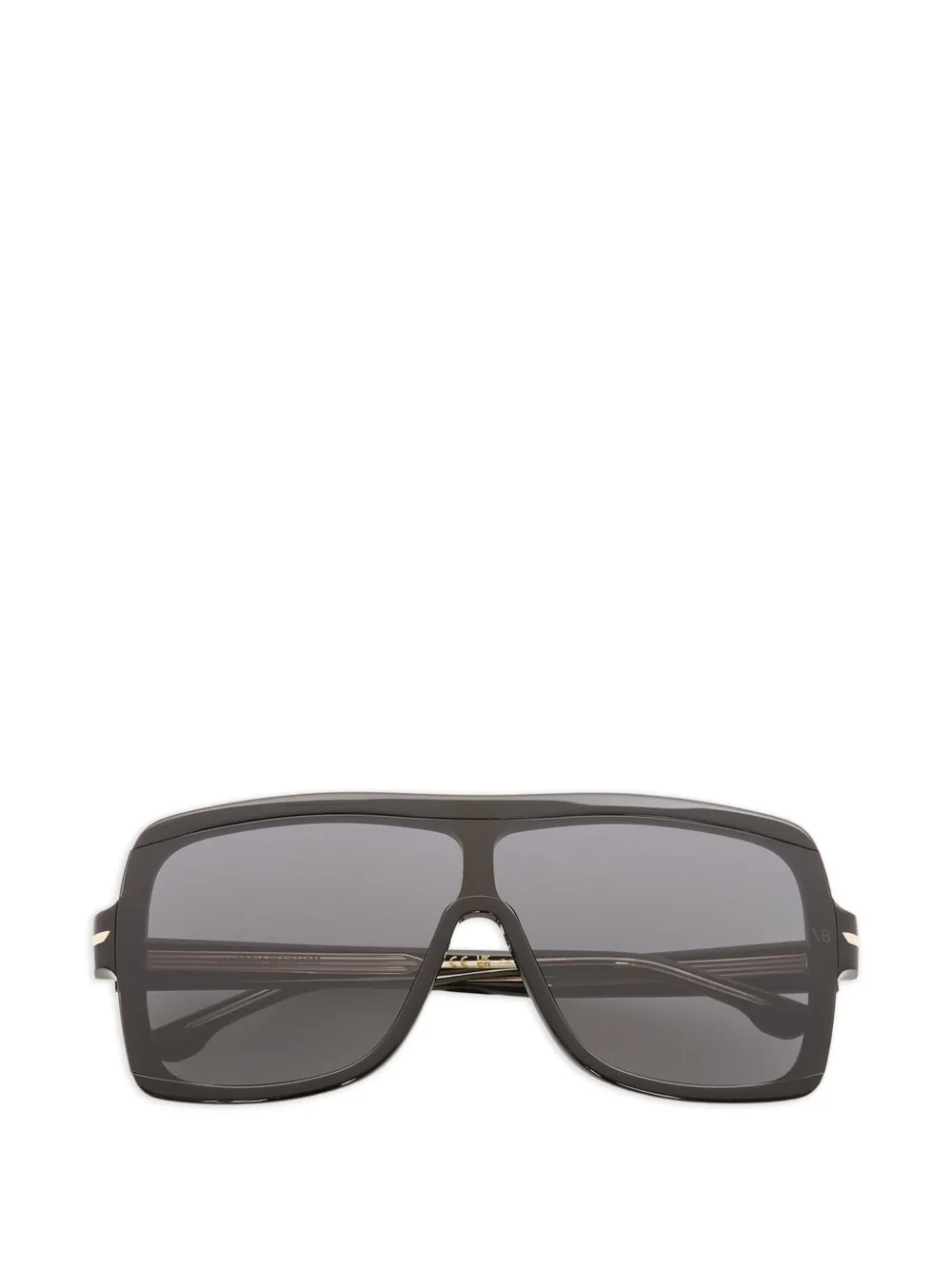 Victoria Beckham layered mask-frame sunglasses - Nero