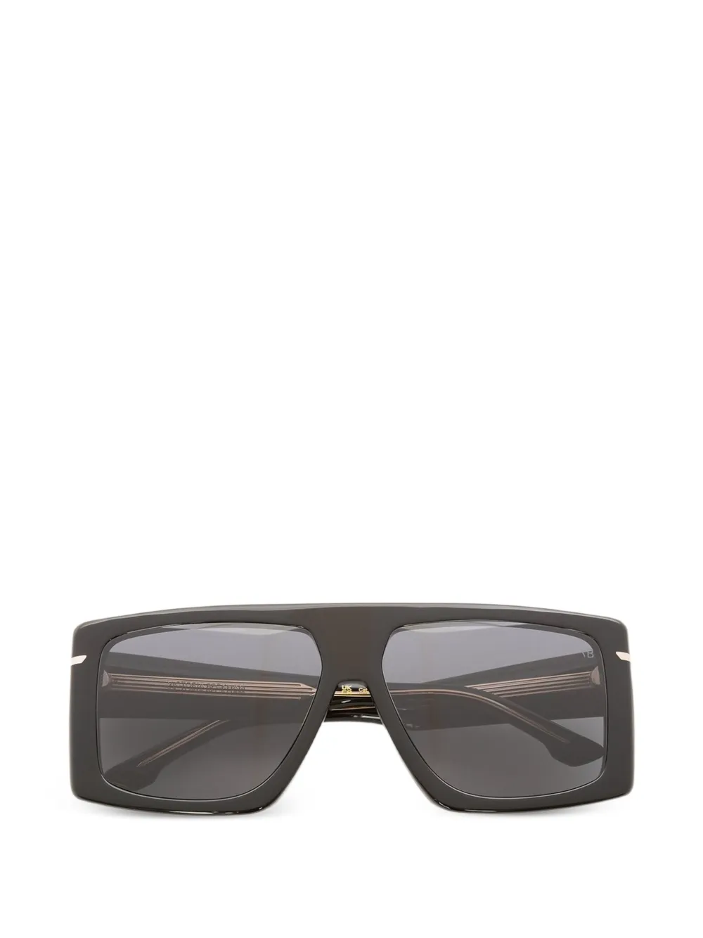 Victoria Beckham oversized flat-top sunglasses - Schwarz