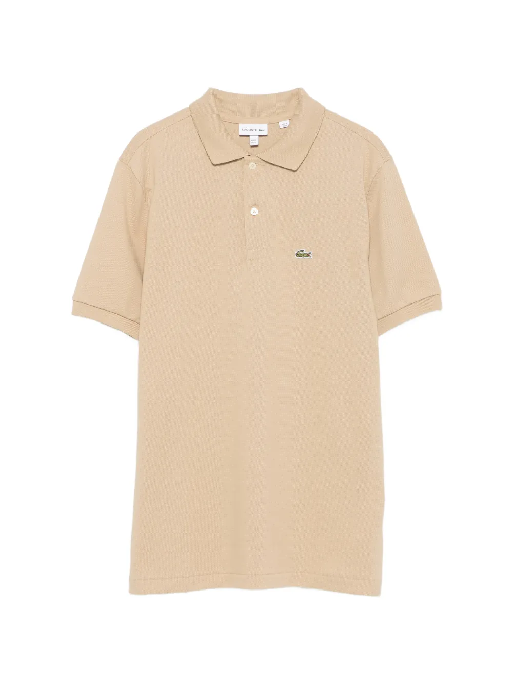 Lacoste Kids logo-patch polo shirt - Toni neutri