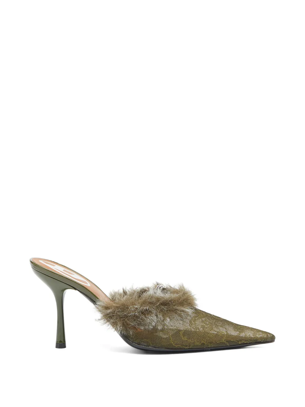 Diesel D-Jewels heeled mules - Verde