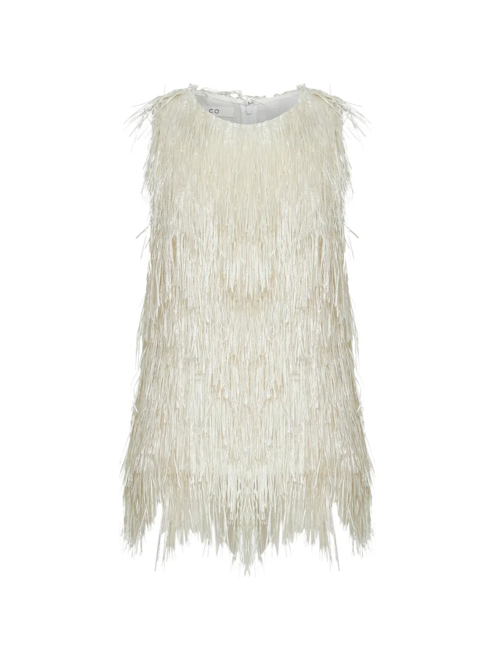 Co metallic fringe-trimmed top - Toni neutri