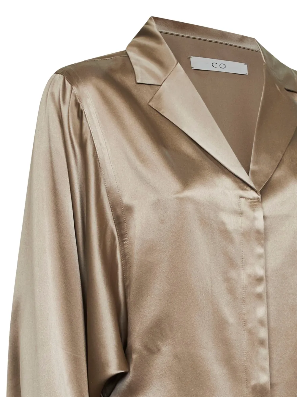  Co Camicia In Seta - Toni Neutri 