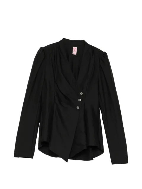 FETICO draped wrap blazer