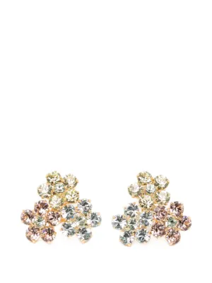 Jennifer Behr クリスタル ピアス | シルバートーン | FARFETCH JP