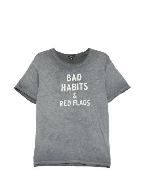 R13 washed-effect T-shirt