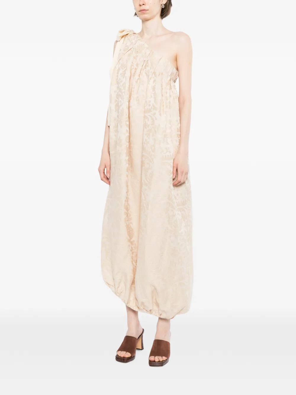 Uma Wang Alexe jurk Beige
