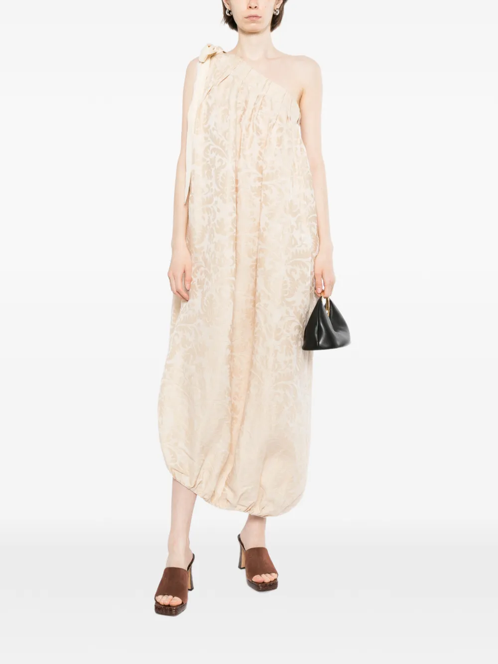 Uma Wang Alexe jurk Beige