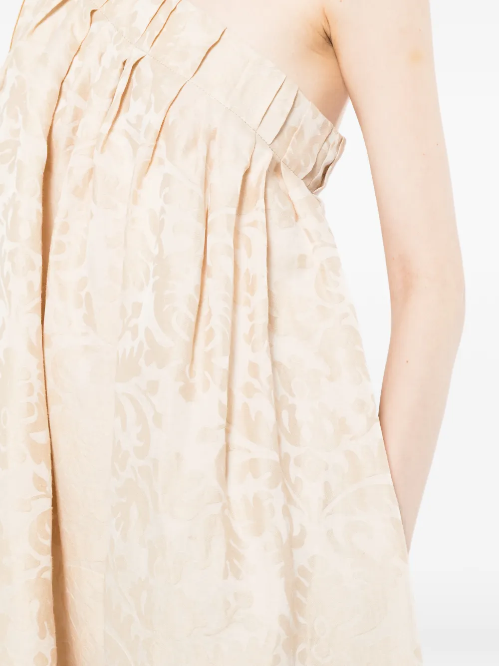 Uma Wang Alexe jurk Beige