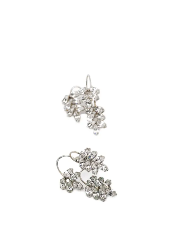 Jennifer Behr クリスタル ピアス | シルバートーン | FARFETCH JP