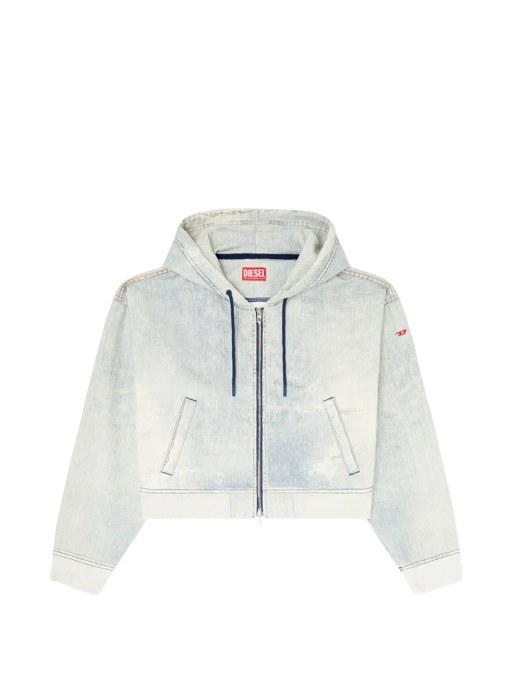 Diesel DE-GIRI-Crop jogg sweater - Blau