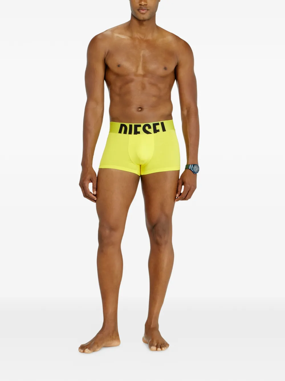 Diesel Set van drie boxershorts Geel