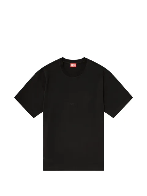Diesel cotton-interlock T-shirt with logo embroidery