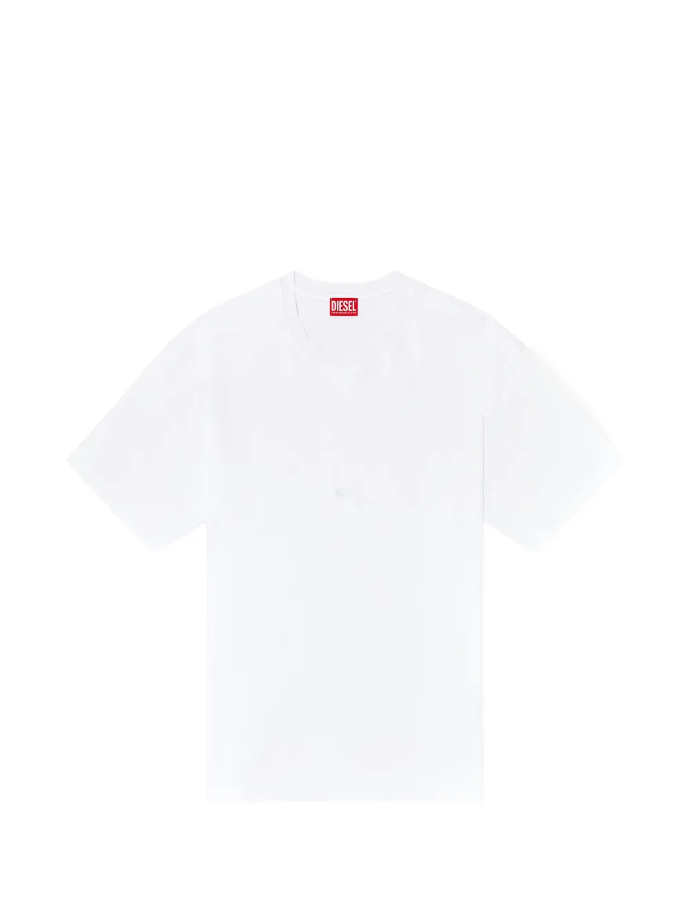 Diesel T-shirt met geborduurd logo Wit