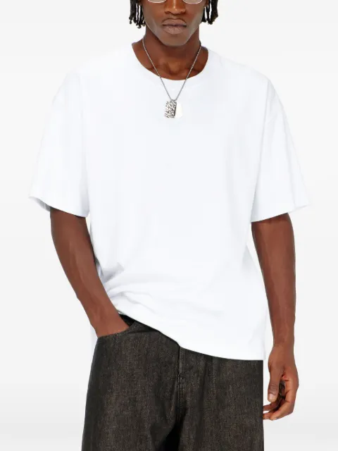 Diesel cotton-interlock T-shirt with logo embroidery