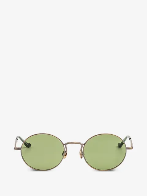 Matsuda round-frame side-shield sunglasses