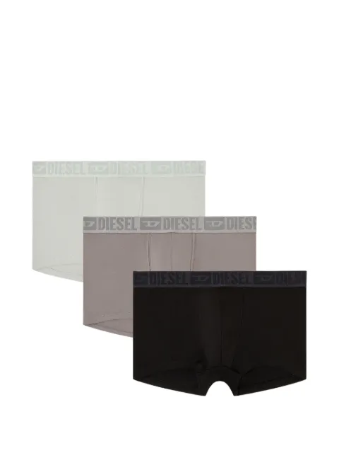 Diesel three-pack of stretch cotton boxer briefs with tonal waistband
