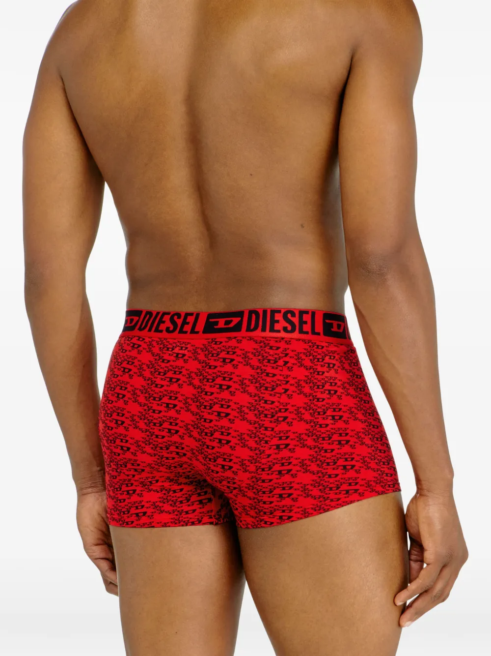Diesel ロゴウエスト ボクサーパンツ 3枚組 | レッド | FARFETCH JP