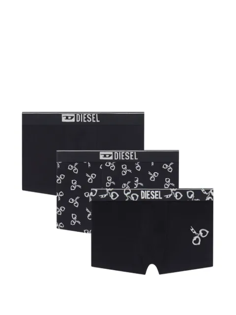 Diesel three-pack boxer briefs with handcuff motif