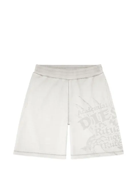 Diesel pantalones cortos de deporte con estampado dévoré