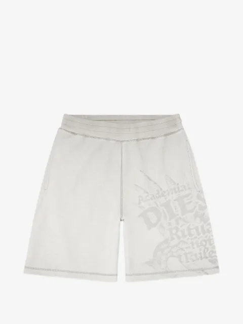 Diesel dévoré-print track shorts