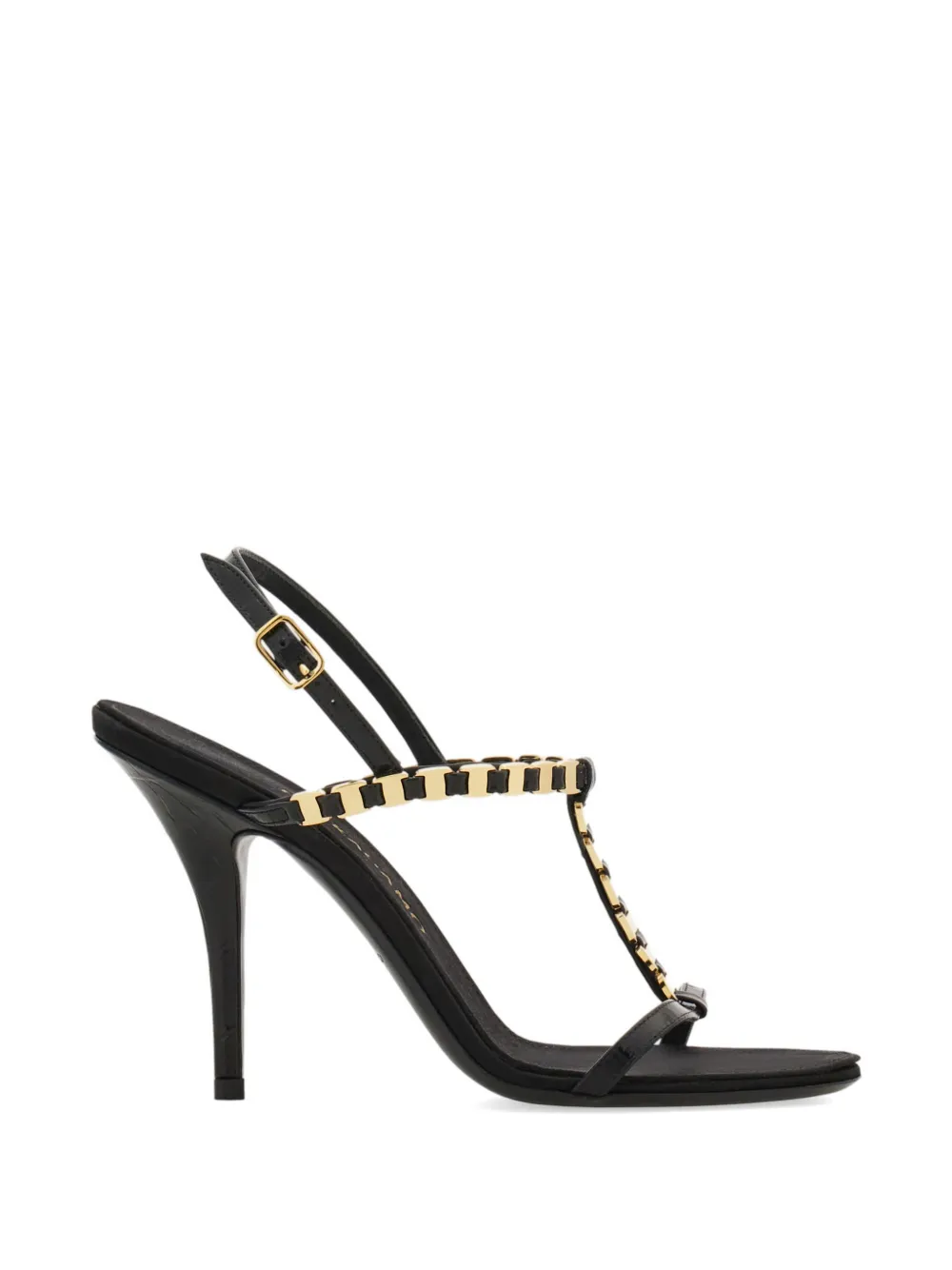 Ferragamo Vara chain T-strap sandal - Black