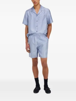 Thom Browne ストライプ ショートパンツ | ブルー | FARFETCH JP