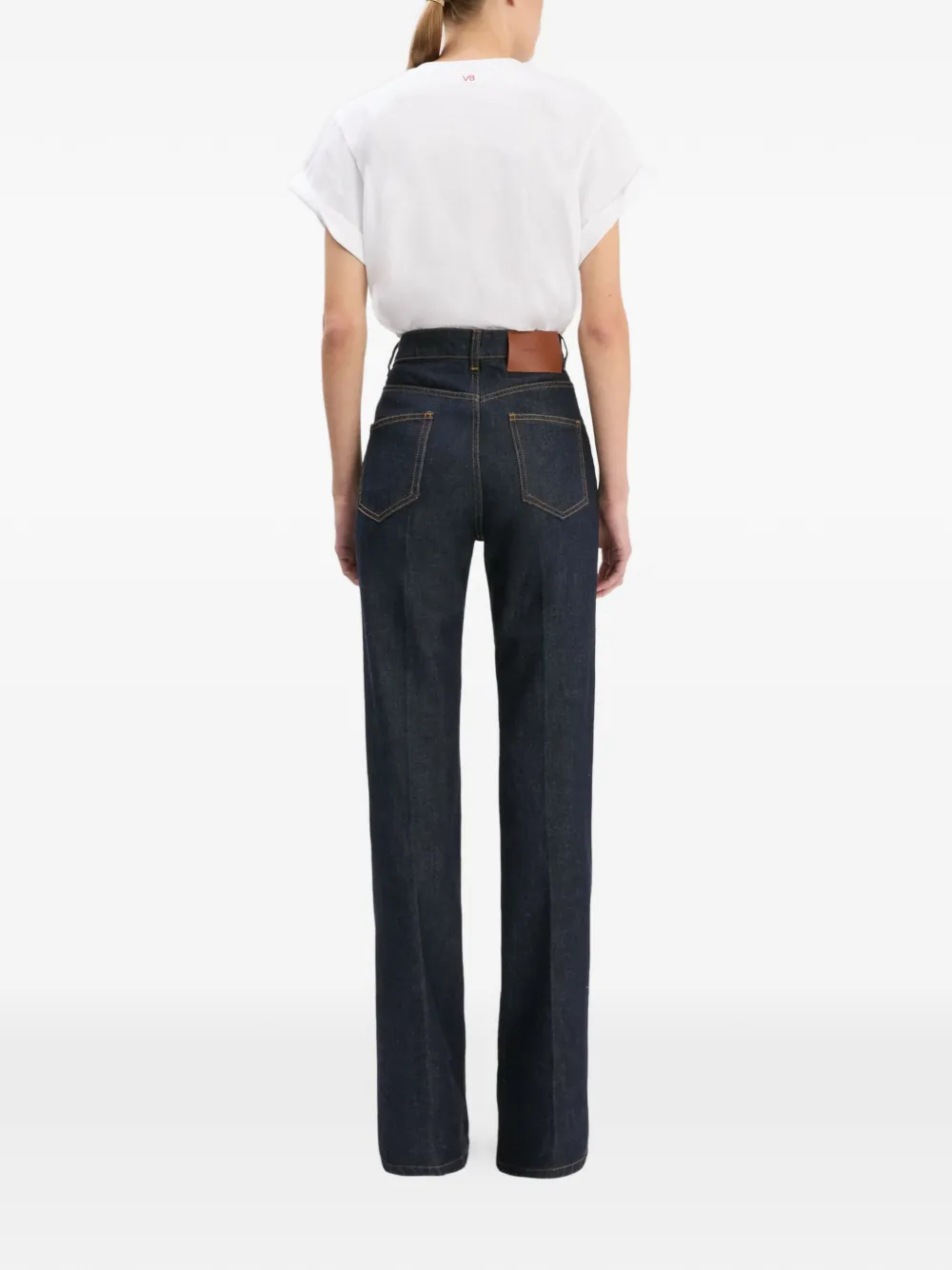 Victoria Beckham Julia jeans Blauw