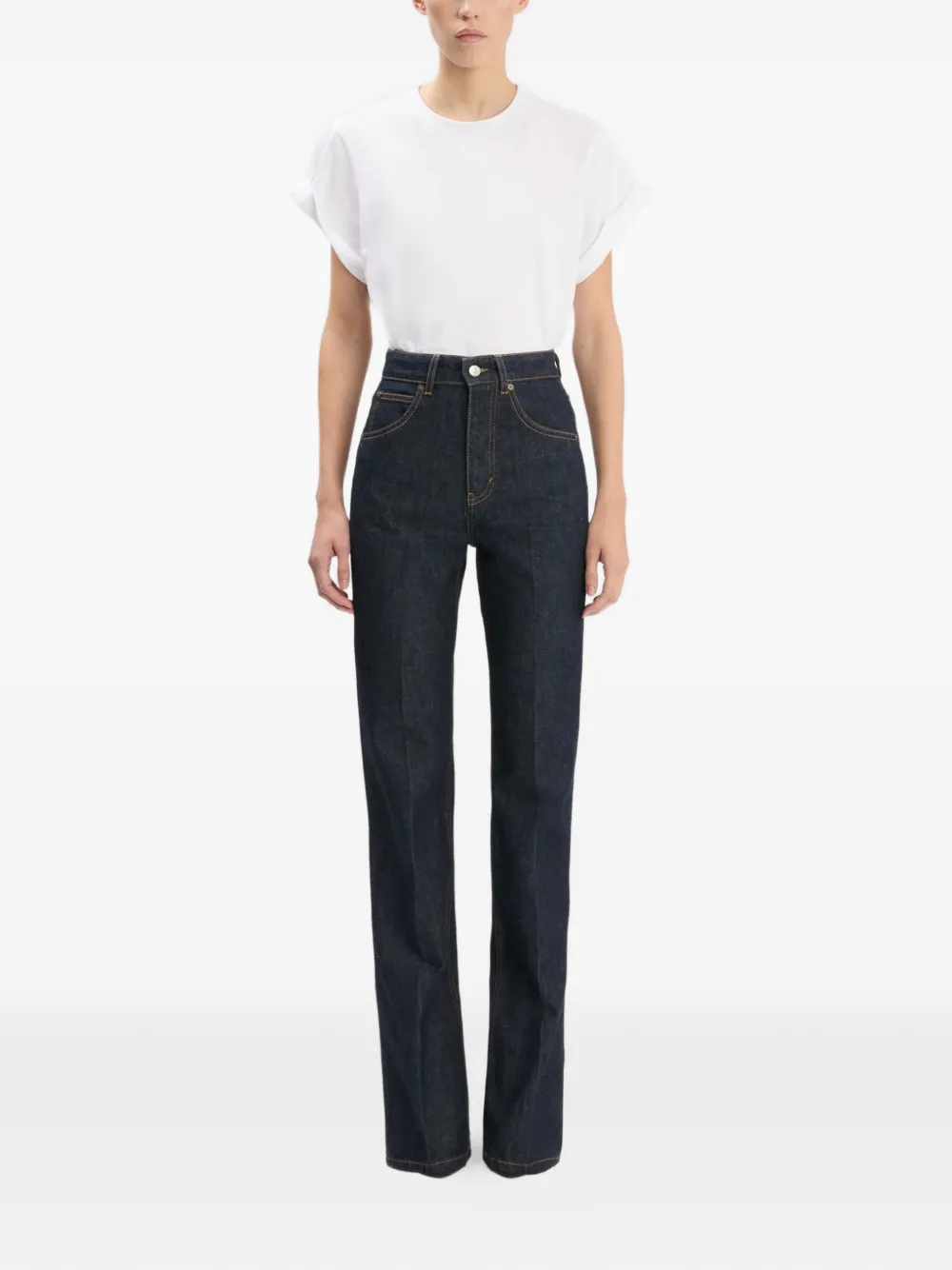 Victoria Beckham Julia jeans Blauw