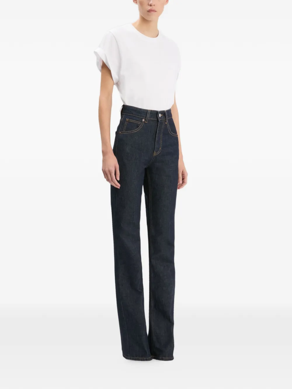 Victoria Beckham Julia jeans Blauw