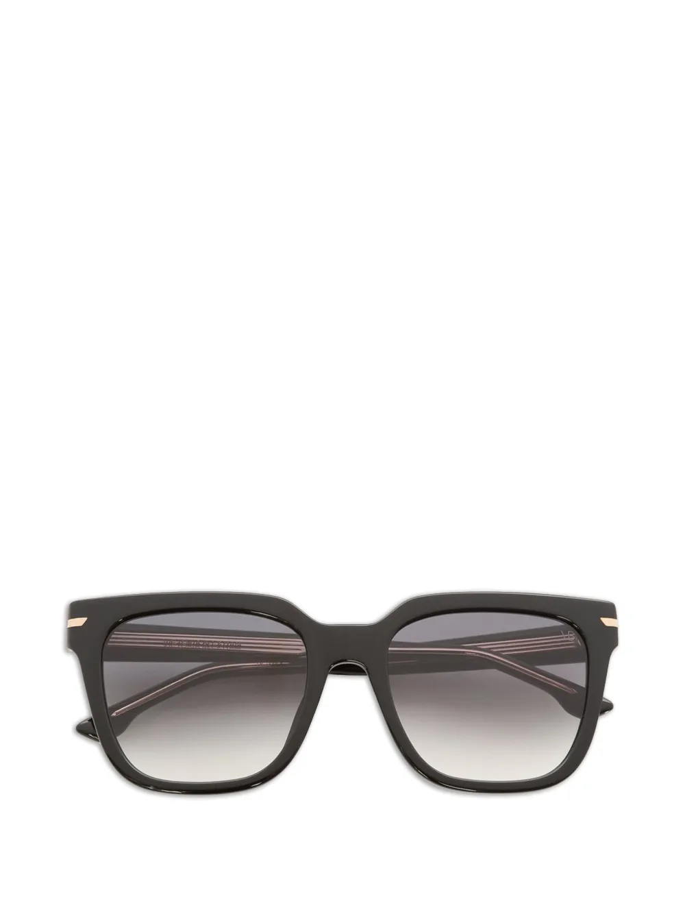 Victoria Beckham Sonnenbrille im Oversized-Look - Schwarz