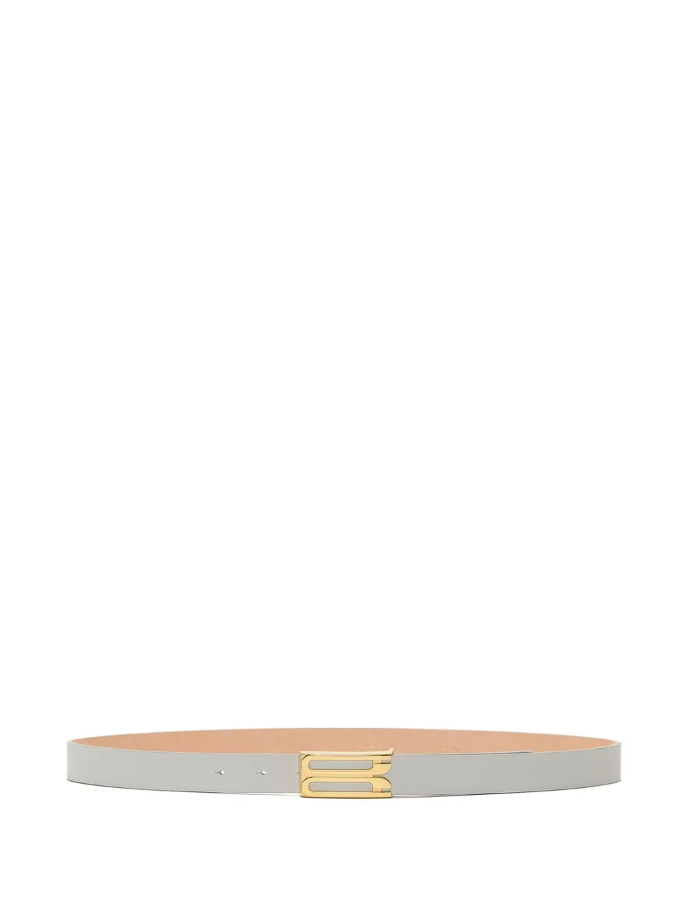Victoria Beckham Dorian leather belt - Grigio