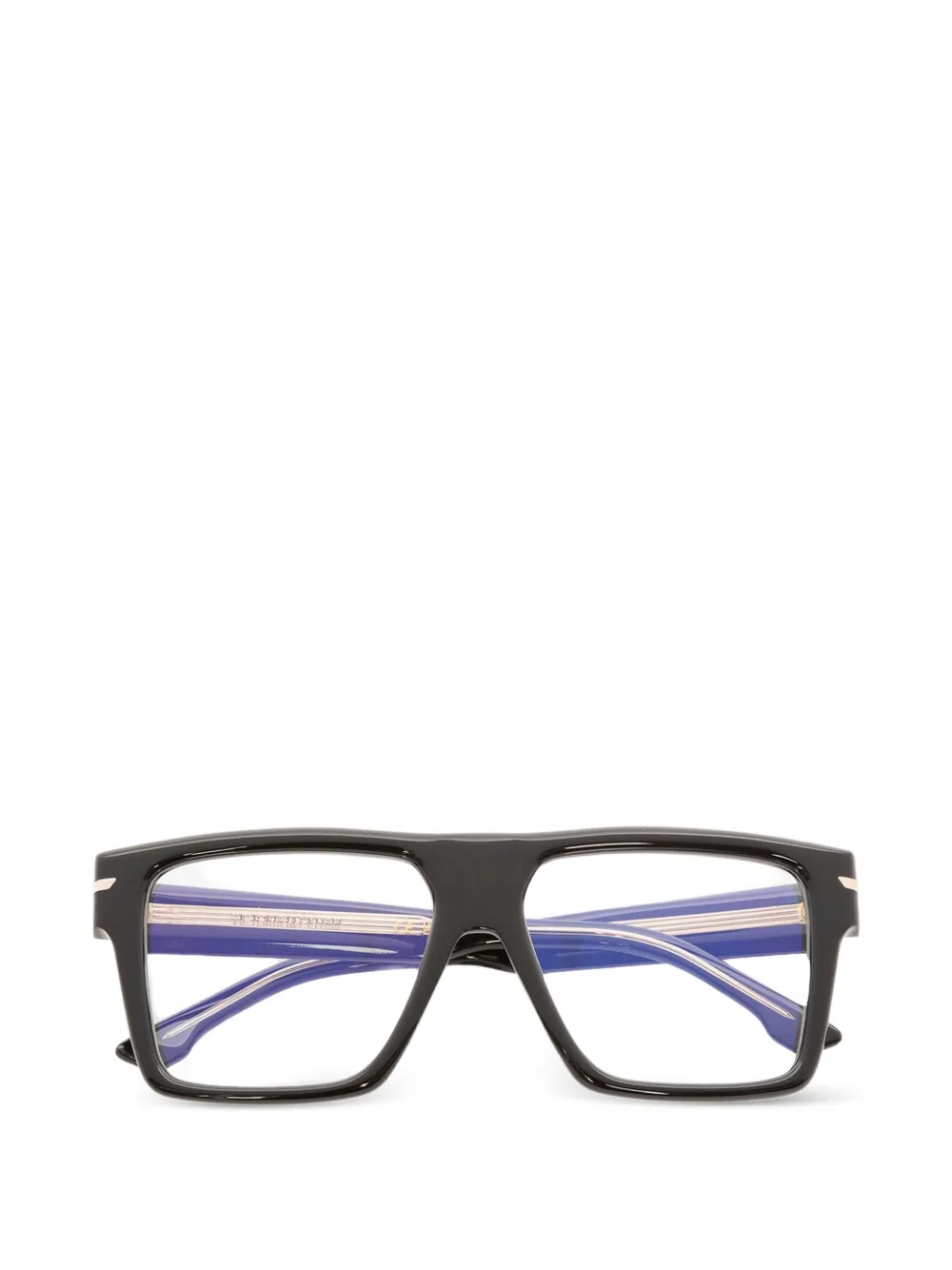Victoria Beckham flat-top square-frame glasses - Nero