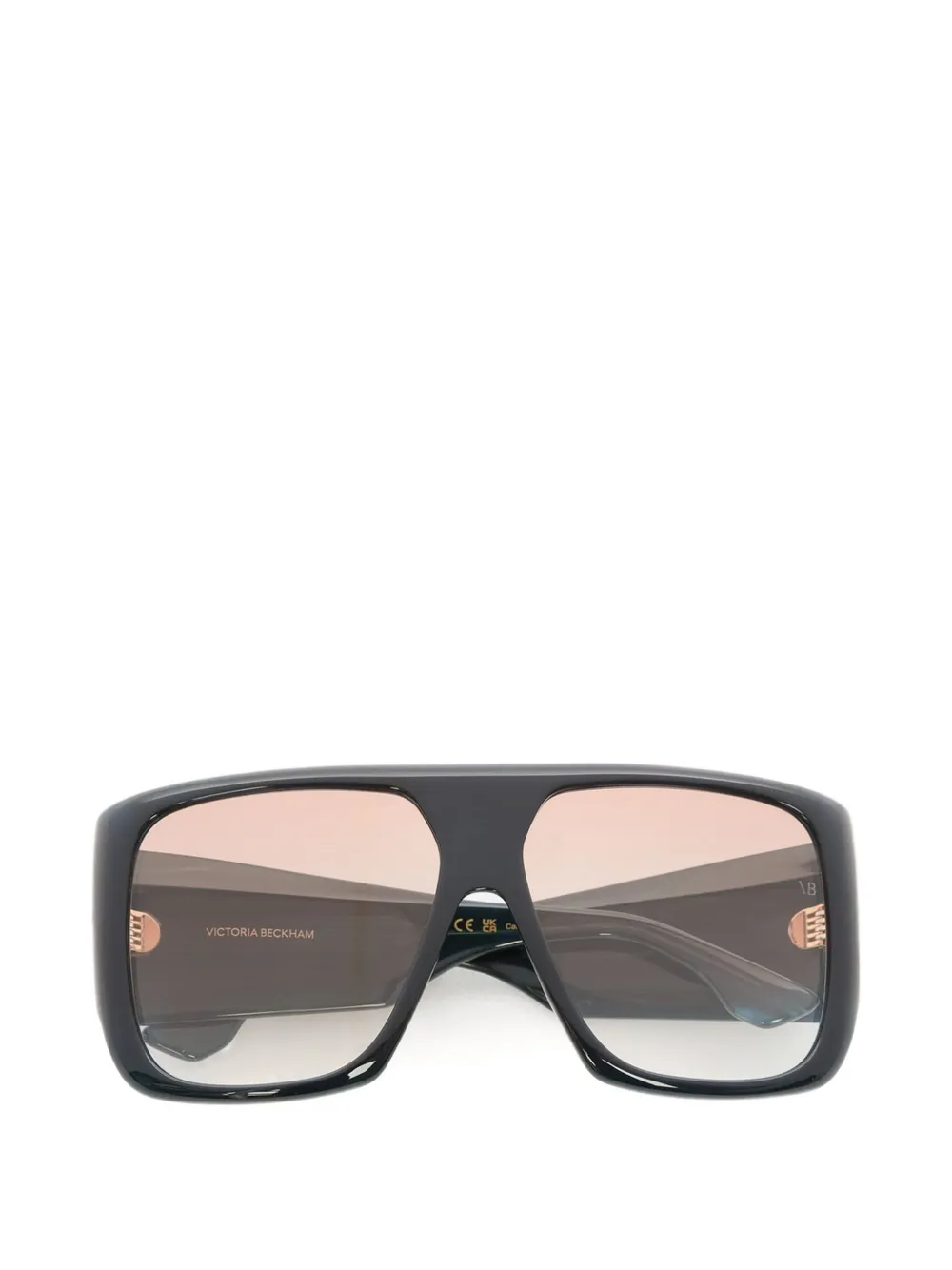 Victoria Beckham Occhiali da sole squadrati oversize - Blu