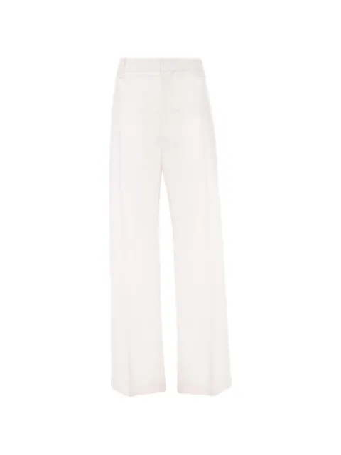 Victoria Beckham pantalon droit à design plié