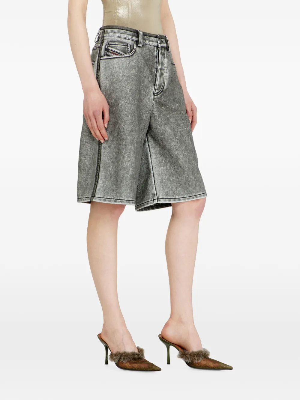Diesel PU bermuda shorts Grijs