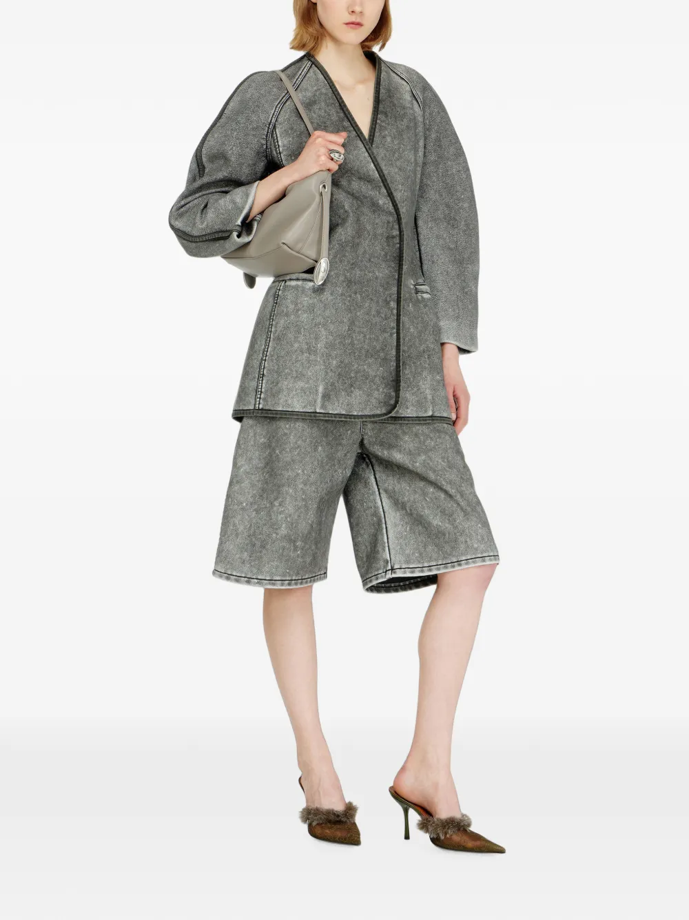 Diesel PU bermuda shorts Grijs