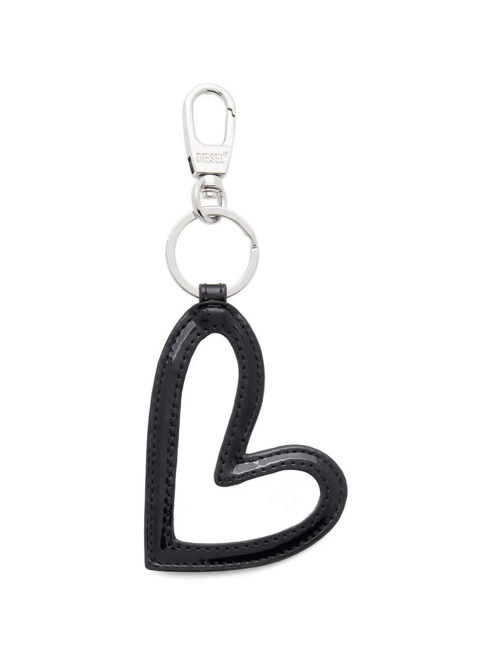 Diesel Play Heart sleutelhanger Zwart