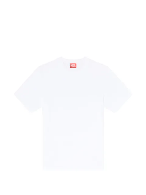 Diesel cotton-interlock T-shirt with logo embroidery