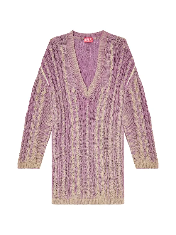 v neck cable knit dress Buy Whistles Grey V-Neck Cable Ribbed Knit Dress from Next USA