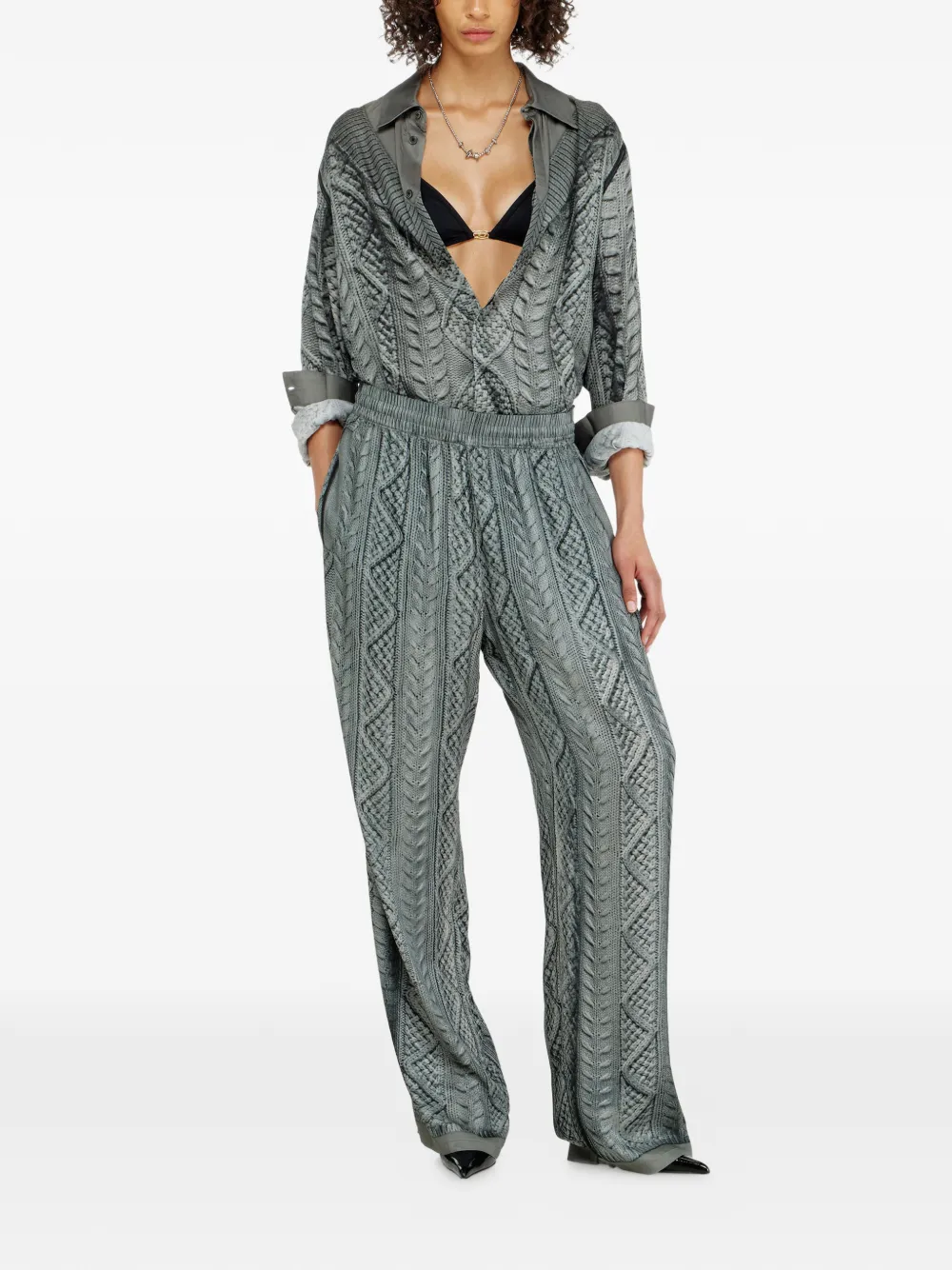 Diesel Triangel bh Zwart