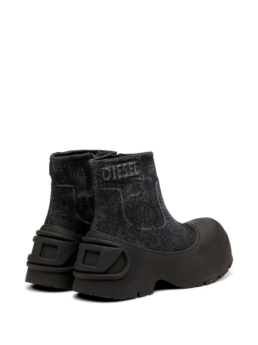Diesel D-DONALD ZIP MD boots Zwart