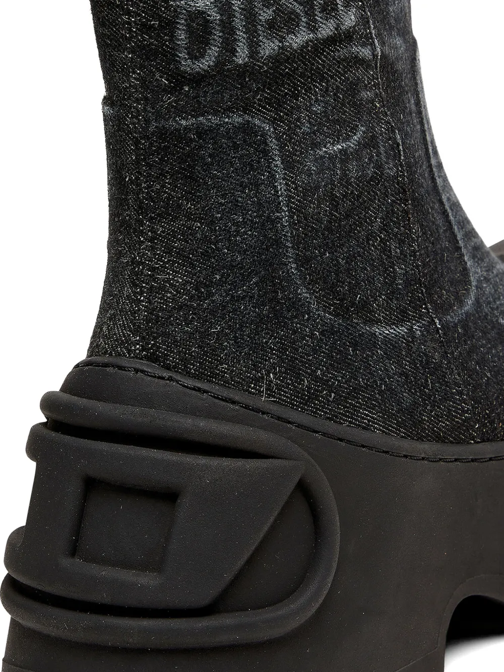 Diesel D-DONALD ZIP MD boots Zwart