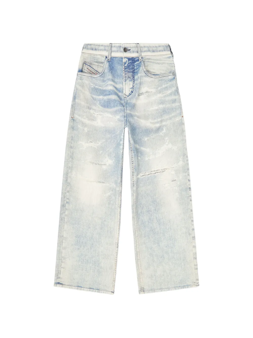 Diesel relaxed regular waist 2097 D-Enim-M Joggjeans® - Blu