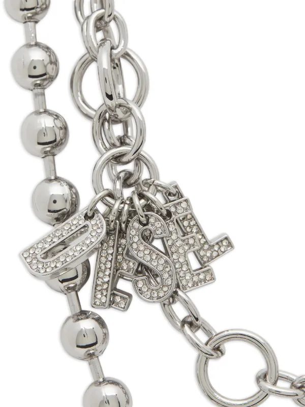 DIESEL ディーゼル マルチチャーム シルバー キーチェーン Diesel