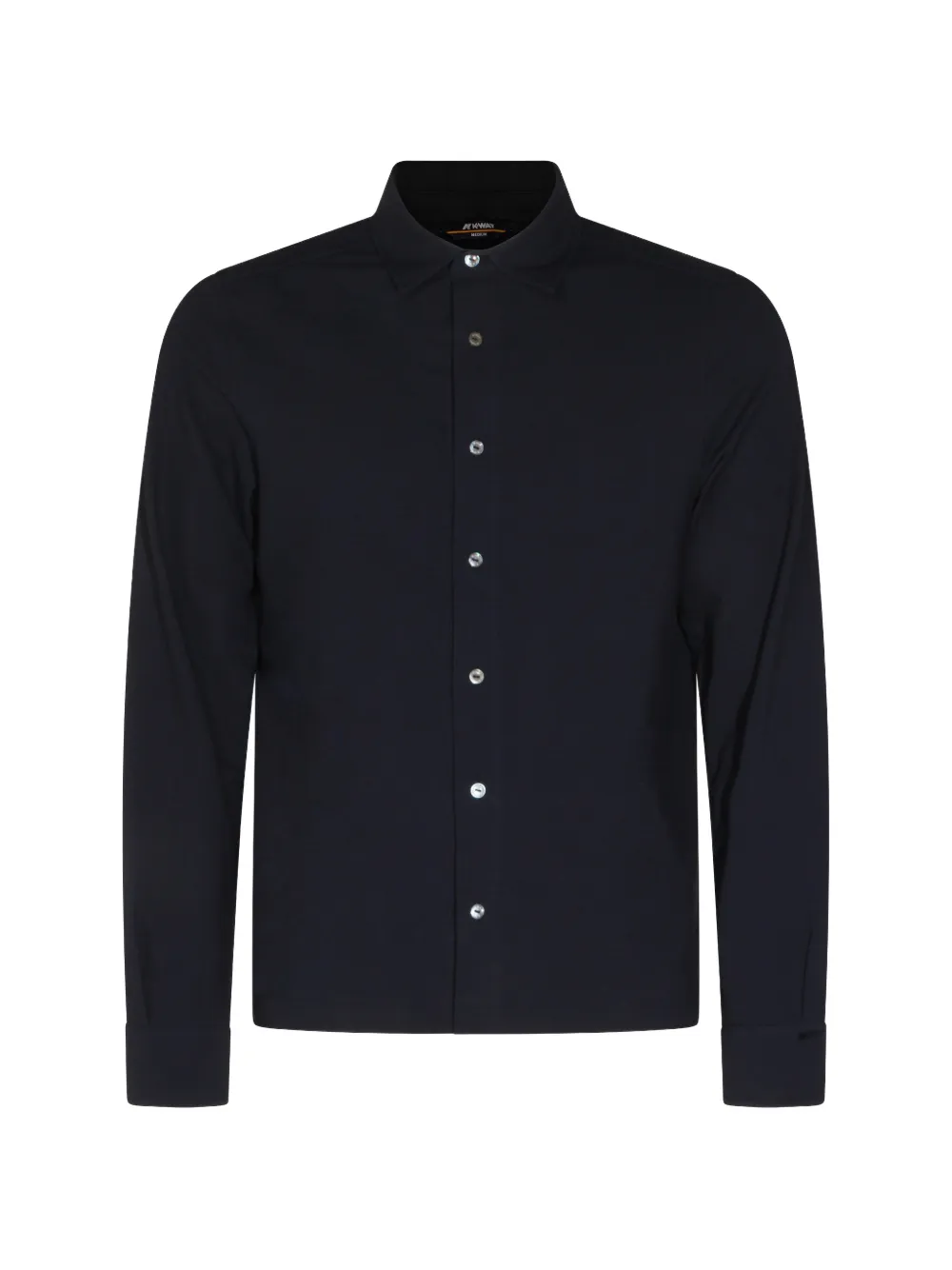 K-Way button-down cotton shirt - Schwarz