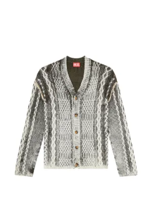 Junya Watanabe MAN プリント カーディガン | グレー | FARFETCH JP