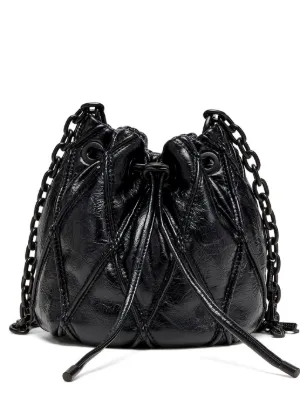 Diesel Scrunch-D Bucket Bag | Black | FARFETCH