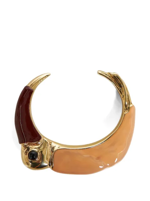 Chloé toucan-shaped resin bracelet