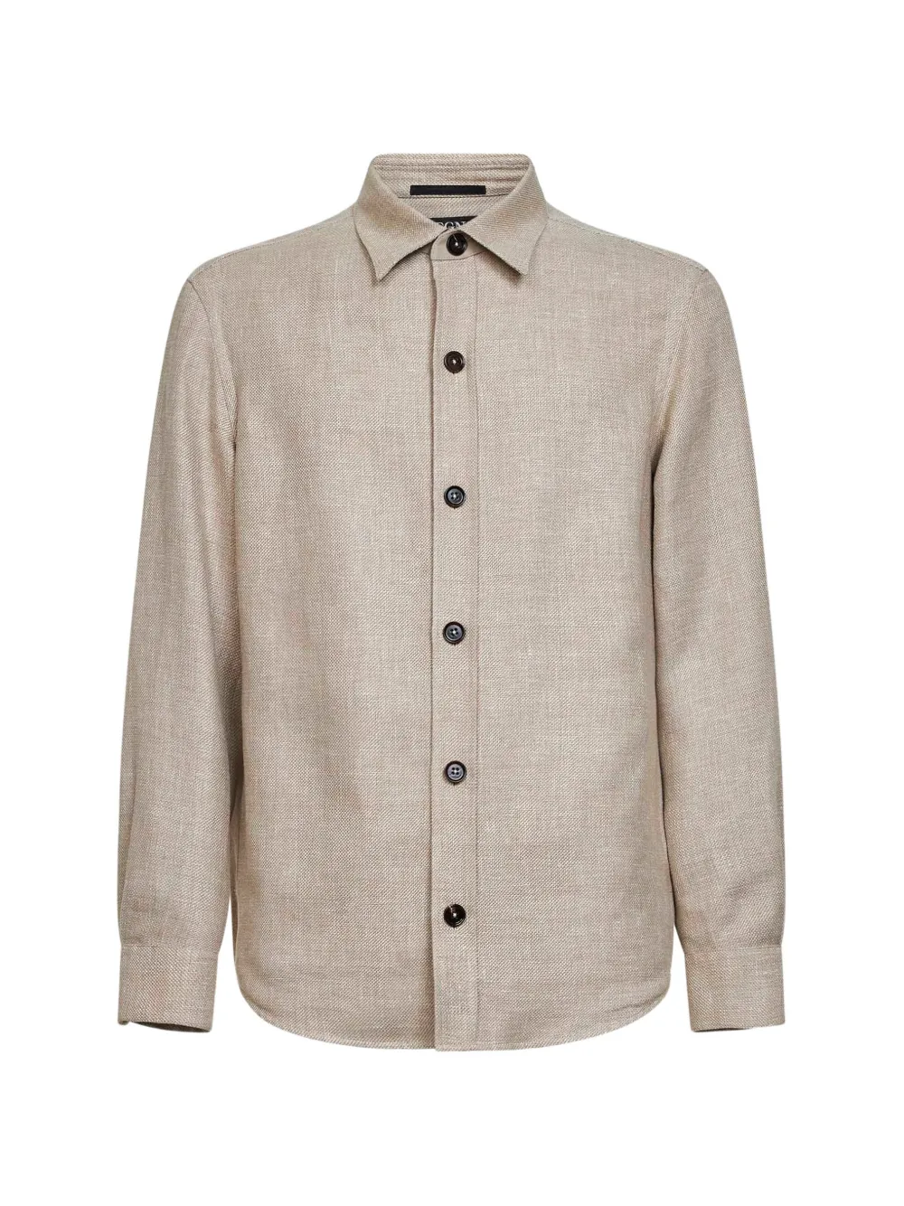 Zegna long-sleeve shirt - Nude