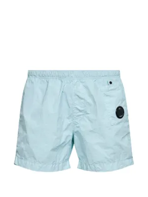 Stone Island logo-patch Swim Shorts | Green | FARFETCH